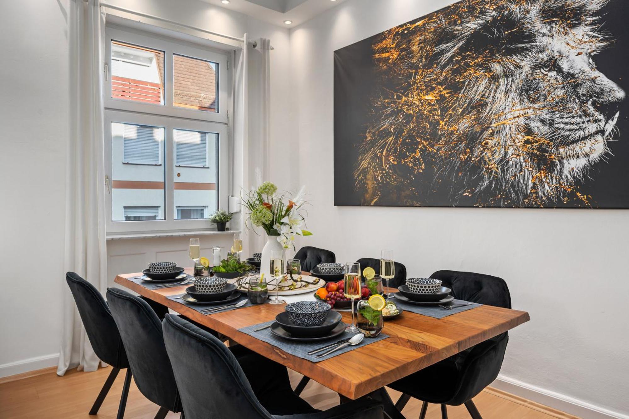 Ferienwohnung Blassdoerfer - Modernes Apartment In Bester Lage Und 93 Qm2 Bad Kissingen Luaran gambar