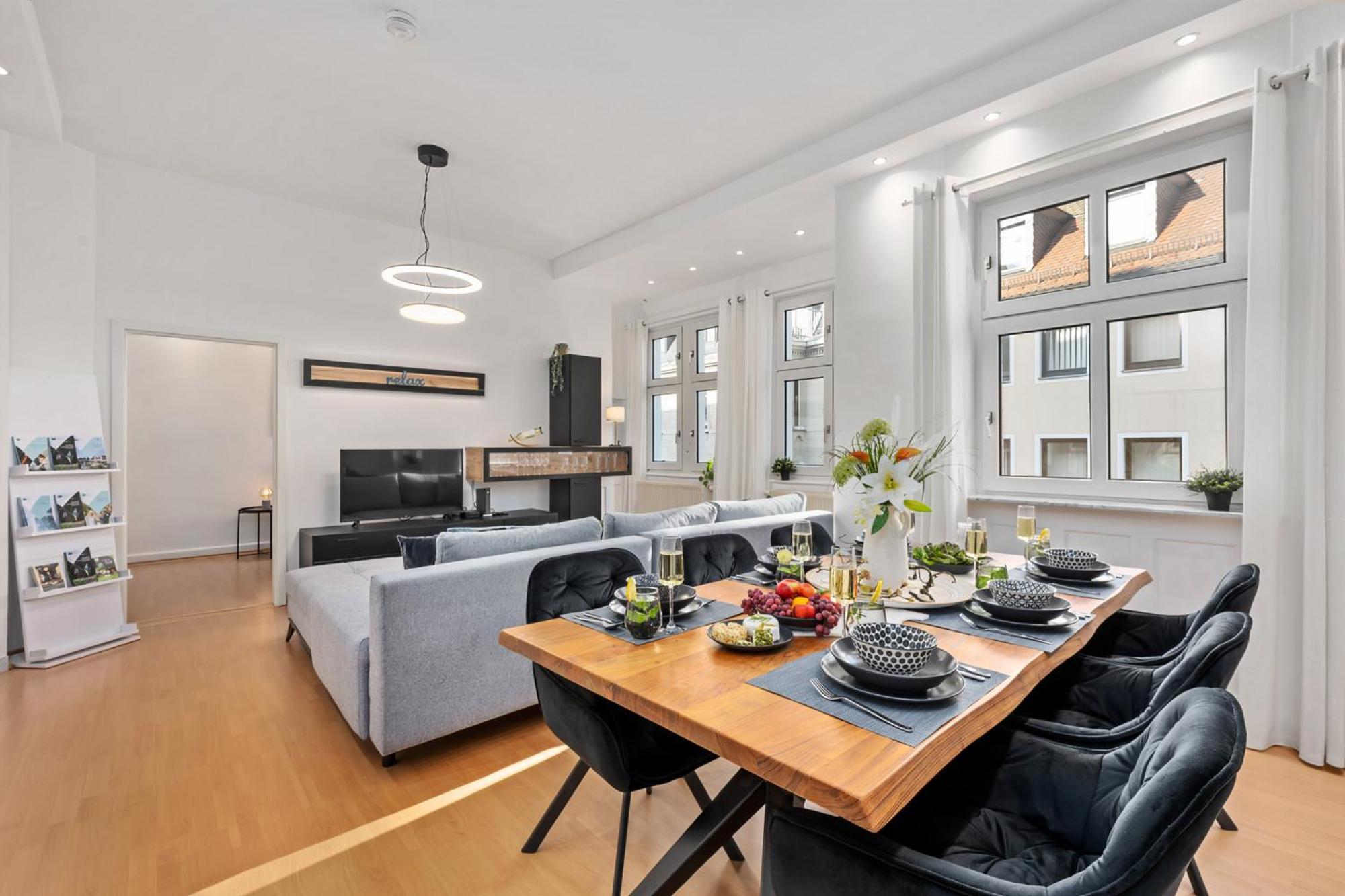 Ferienwohnung Blassdoerfer - Modernes Apartment In Bester Lage Und 93 Qm2 Bad Kissingen Luaran gambar