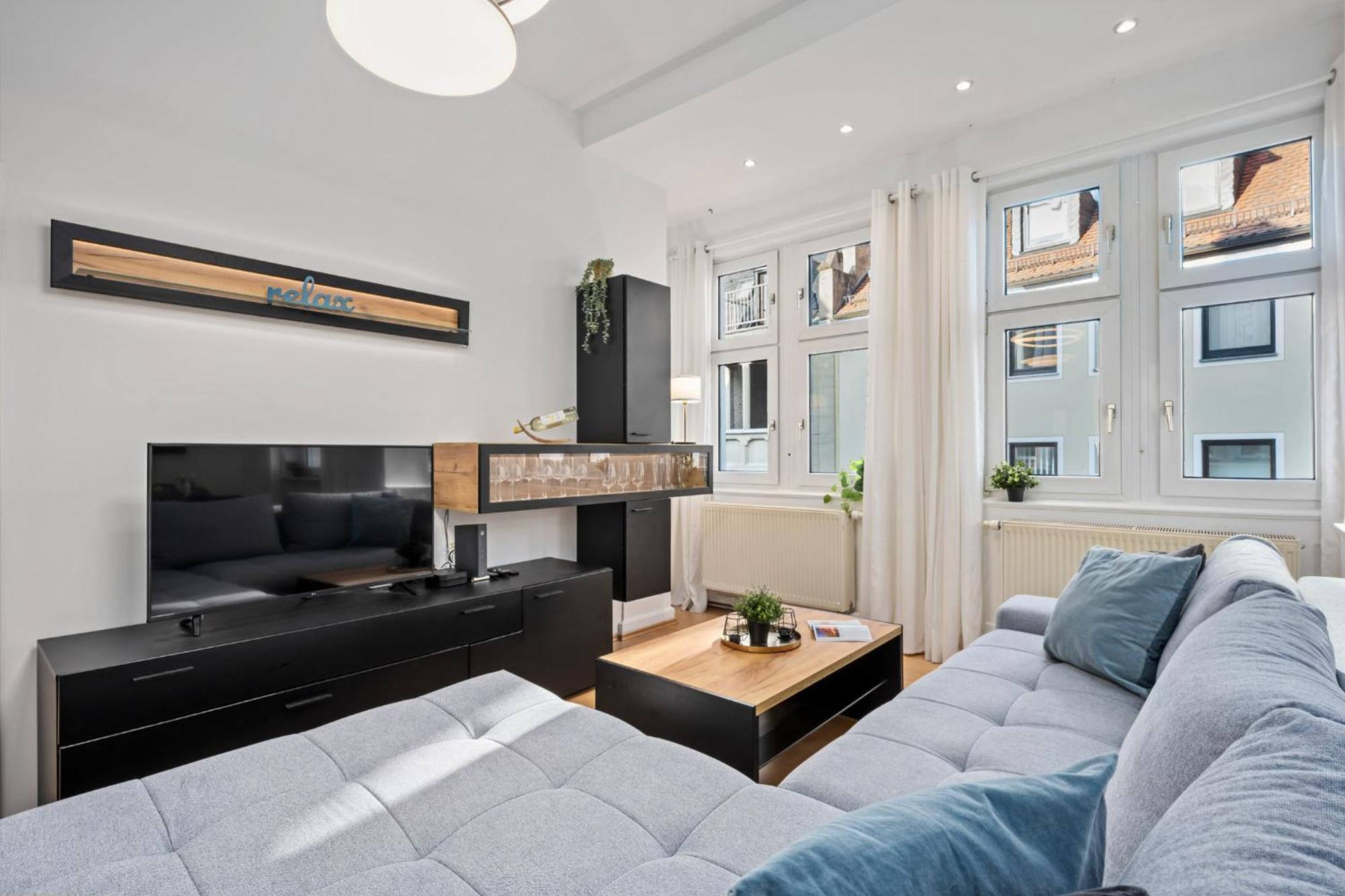 Ferienwohnung Blassdoerfer - Modernes Apartment In Bester Lage Und 93 Qm2 Bad Kissingen Luaran gambar