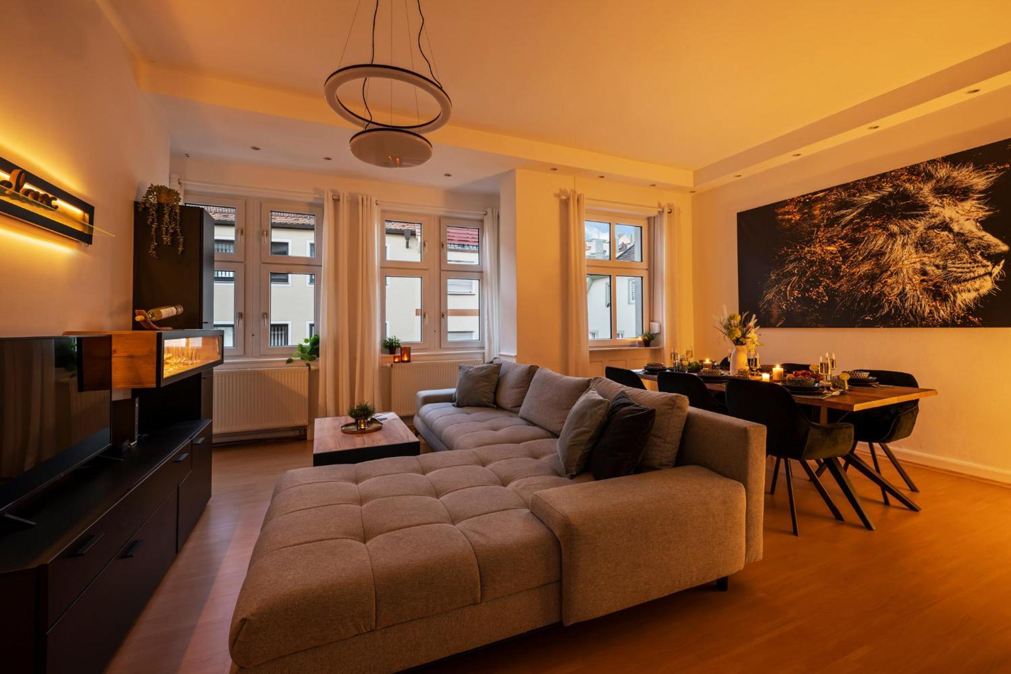 Ferienwohnung Blassdoerfer - Modernes Apartment In Bester Lage Und 93 Qm2 Bad Kissingen Luaran gambar